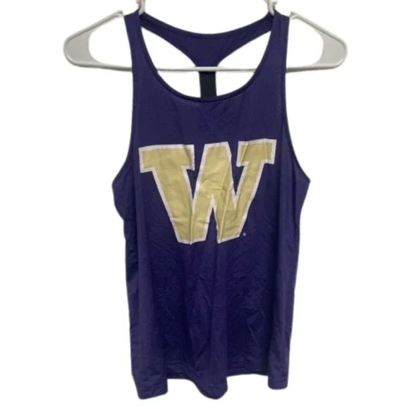 UW Washington Huskies Purple Tank Top SMALL - Picture 1 of 4